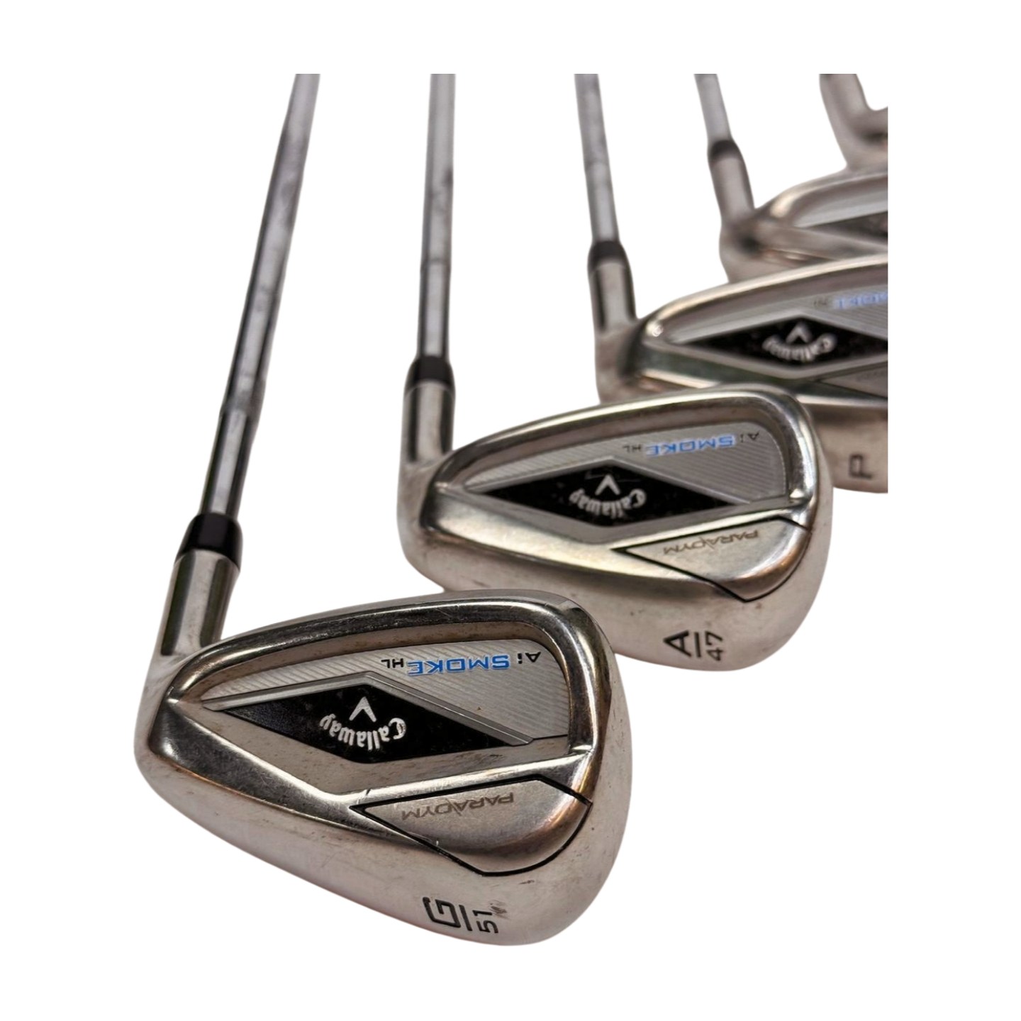 CALLAWAY AI SMOKE HL IRON SET 5-PW AW GW REGULAR FLEX RH