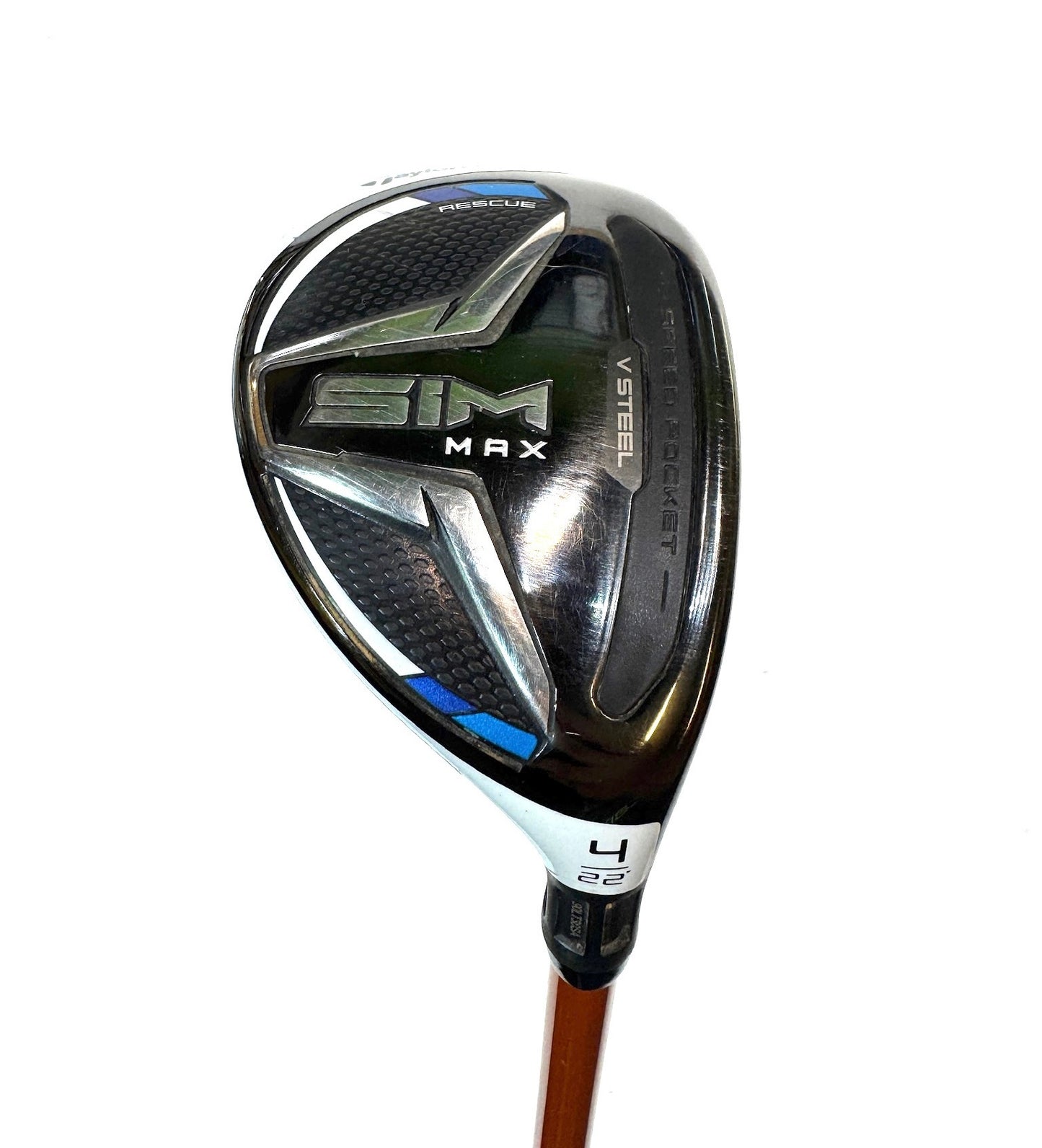 TAYLORMADE SIM MAX 4 HYBRID 22° TOUR AD X FLEX RH 40.5”