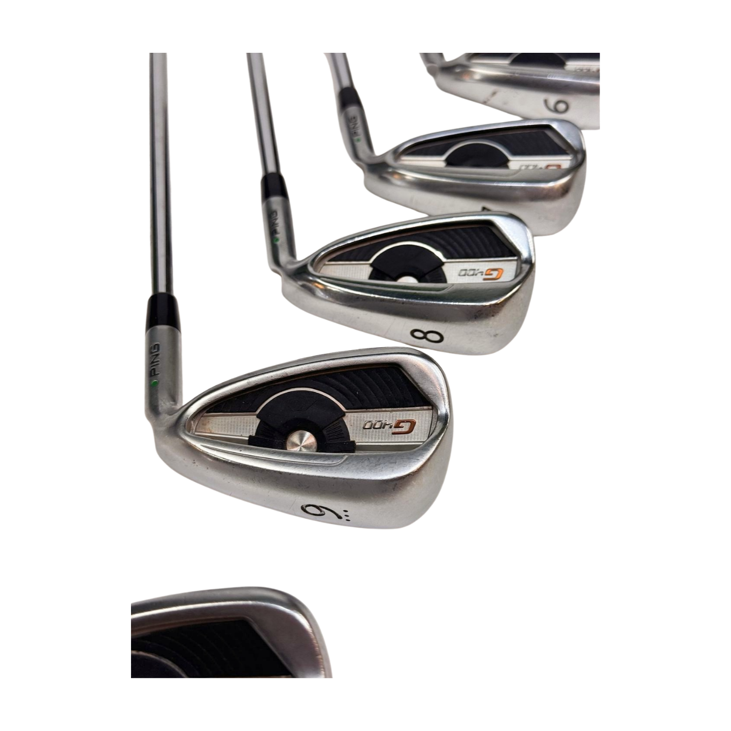 PING G400 IRON SET GREEN DOT 4-PW R FLEX RH