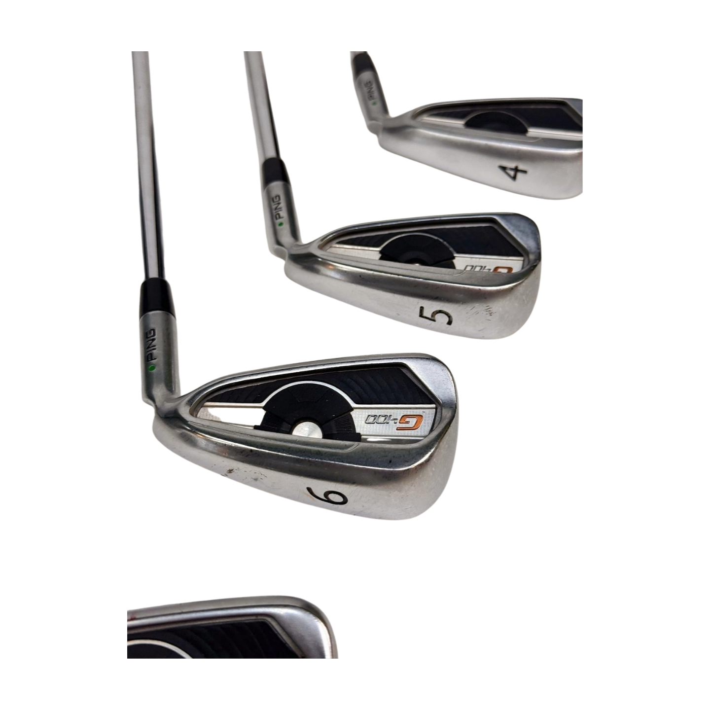 PING G400 IRON SET GREEN DOT 4-PW R FLEX RH