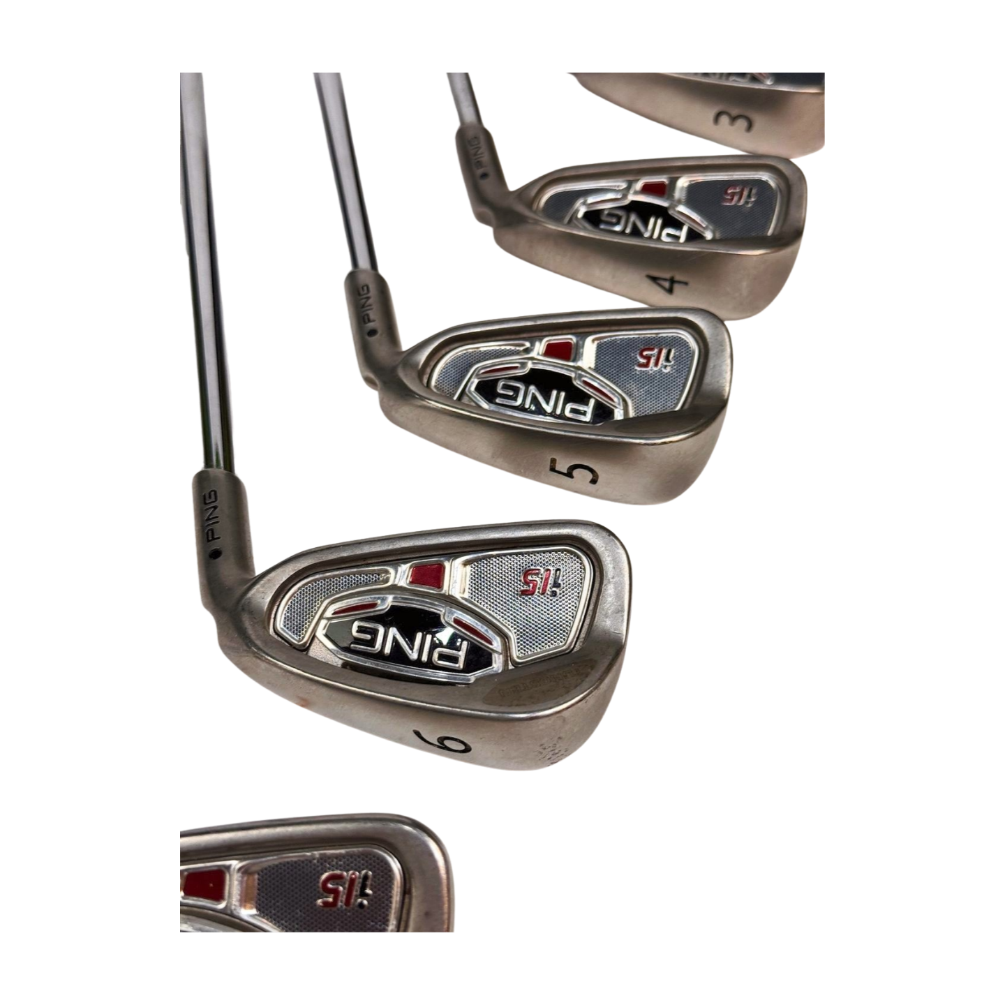PING I15 IRON SET 3-PW BLACK DOT STIFF FLEX RH