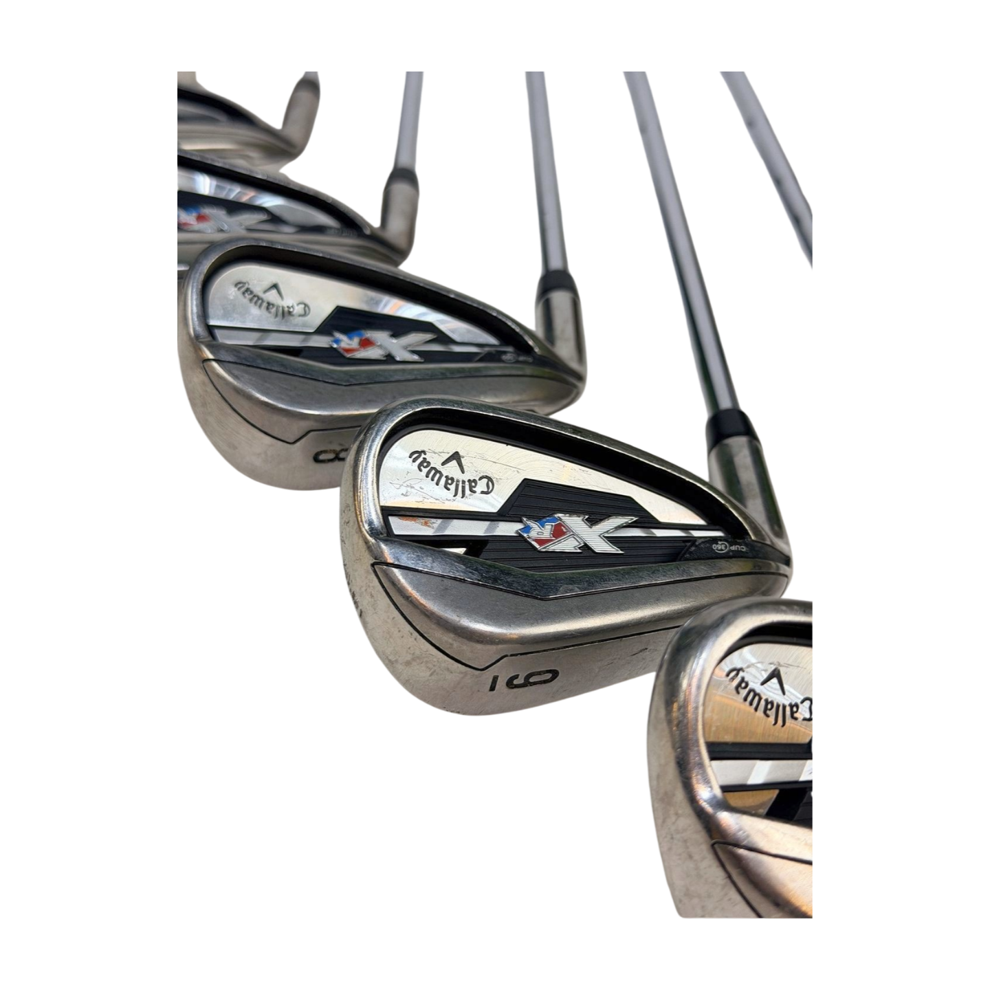 CALLAWAY XR IRON SET 4-PW R FLEX LEFT HAND