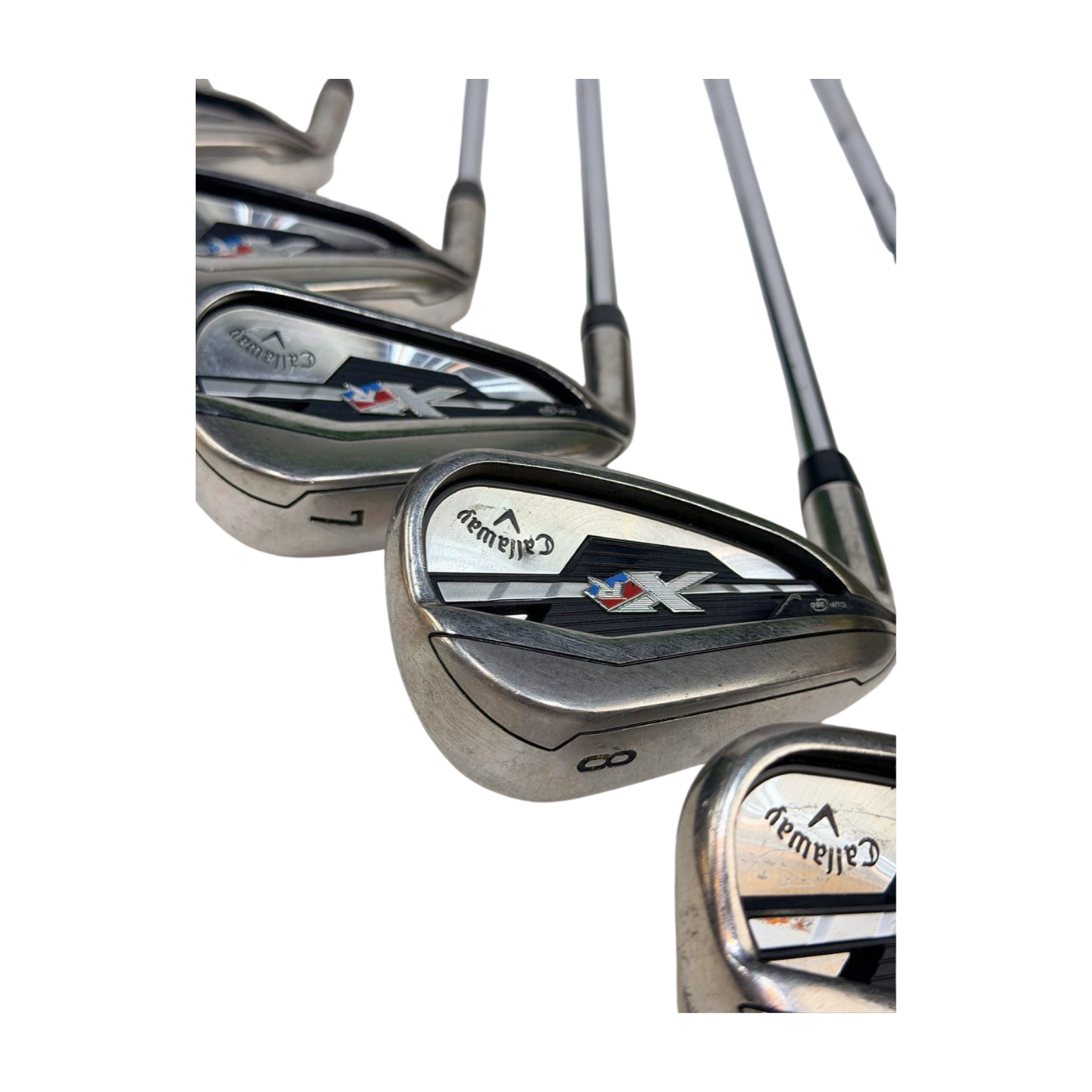 CALLAWAY XR IRON SET 4-PW R FLEX LEFT HAND