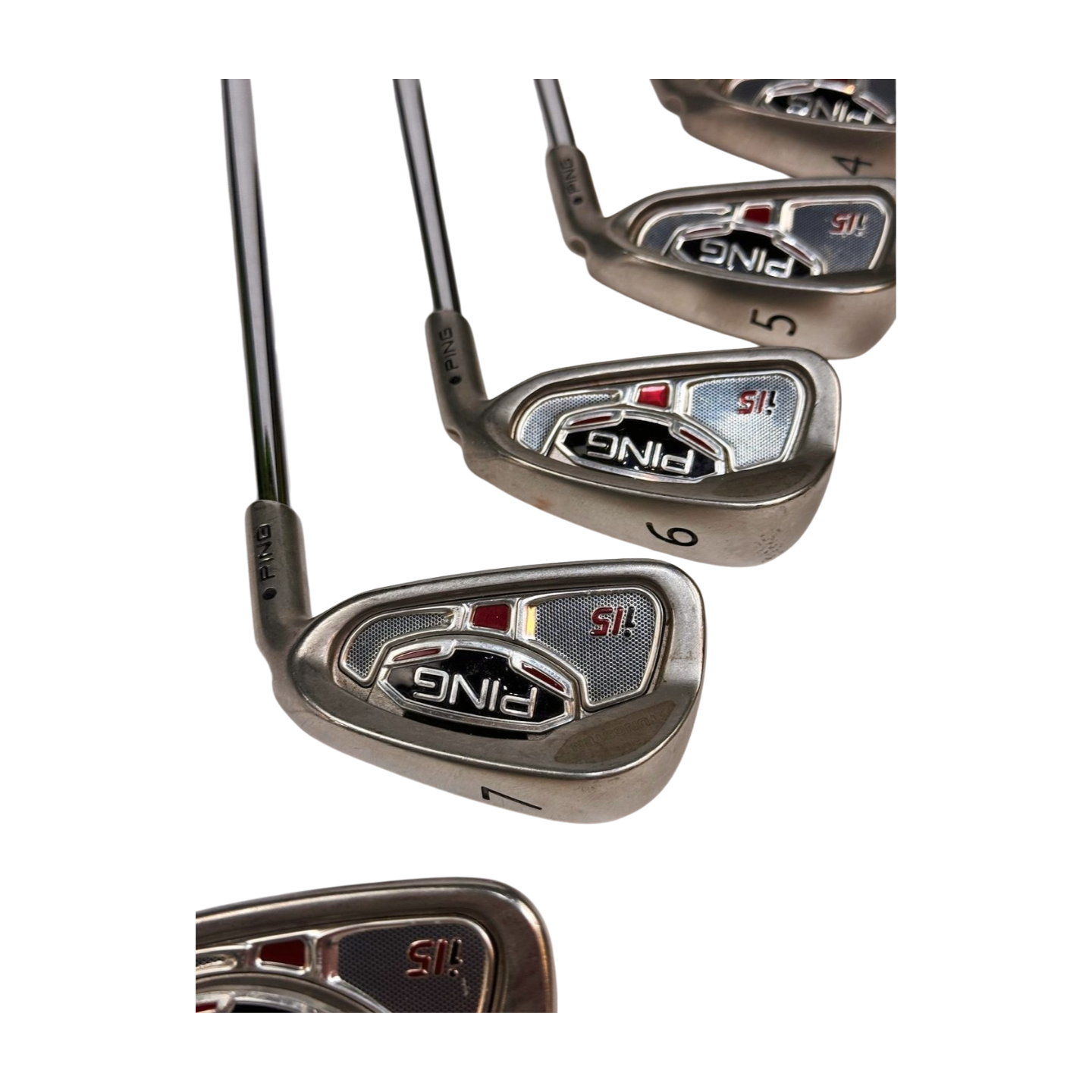 PING I15 IRON SET 3-PW BLACK DOT STIFF FLEX RH