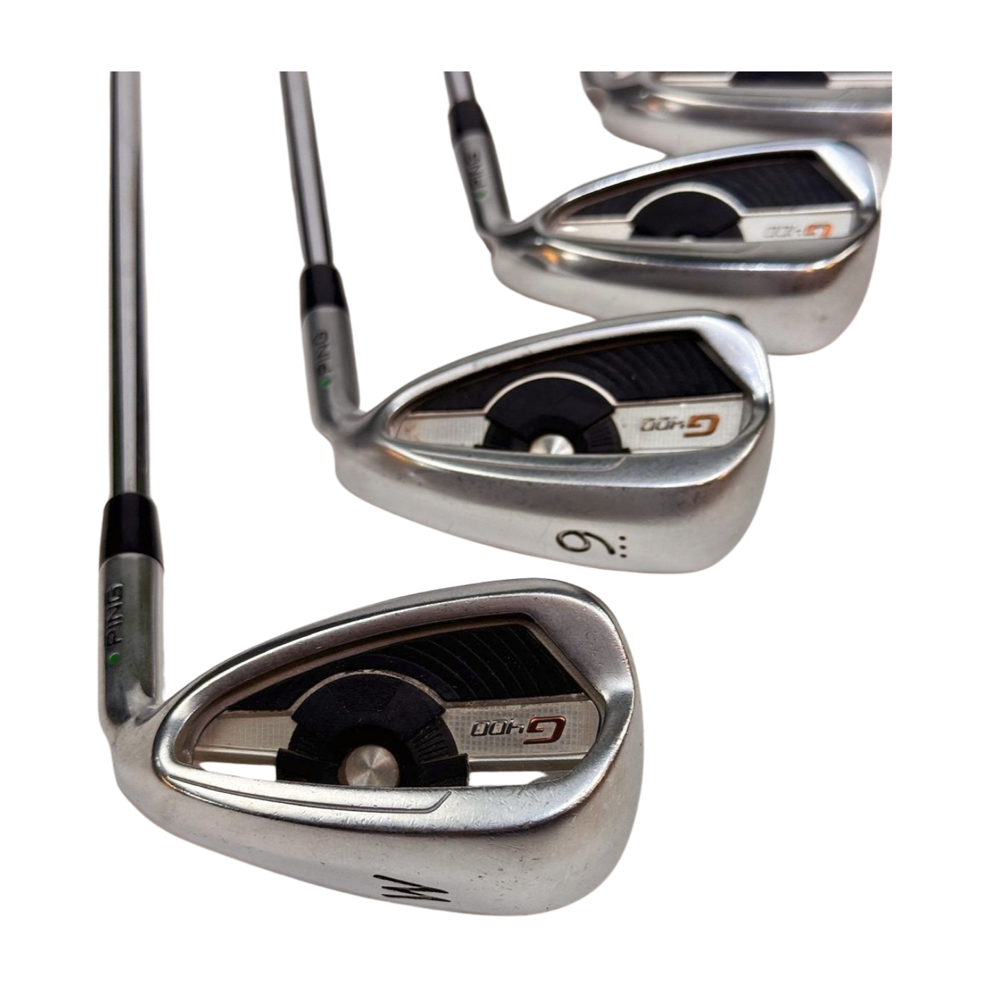 PING G400 IRON SET GREEN DOT 4-PW R FLEX RH