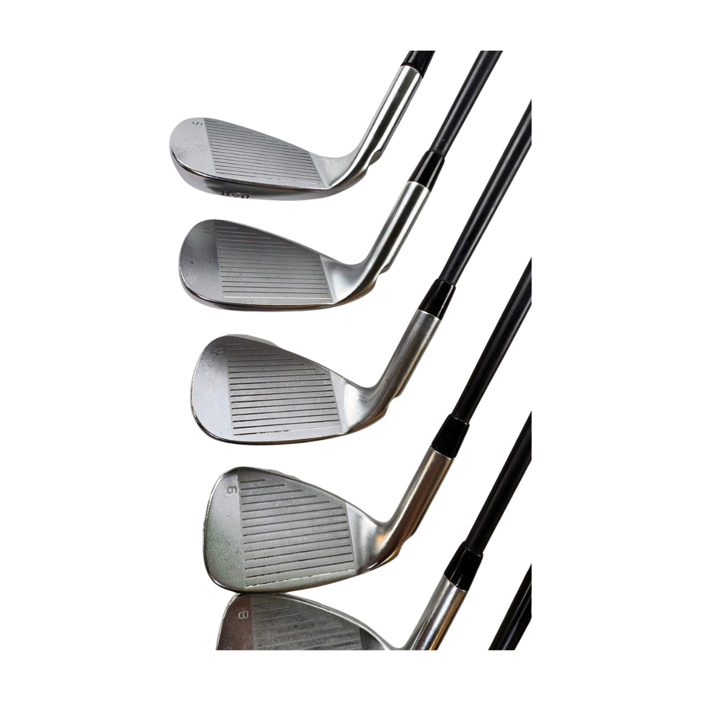 PING G410 IRON SET BLACK DOT 5-PW UW SW S FLEX RH