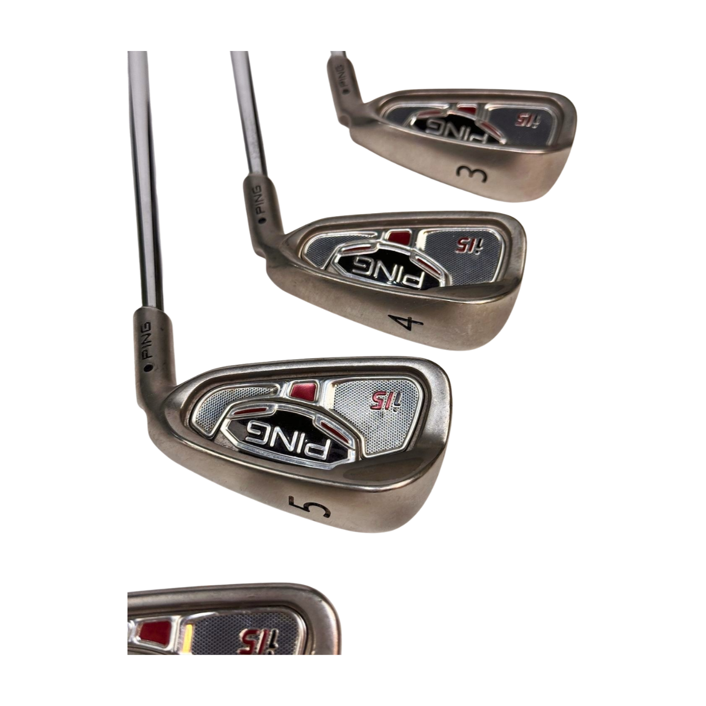 PING I15 IRON SET 3-PW BLACK DOT STIFF FLEX RH