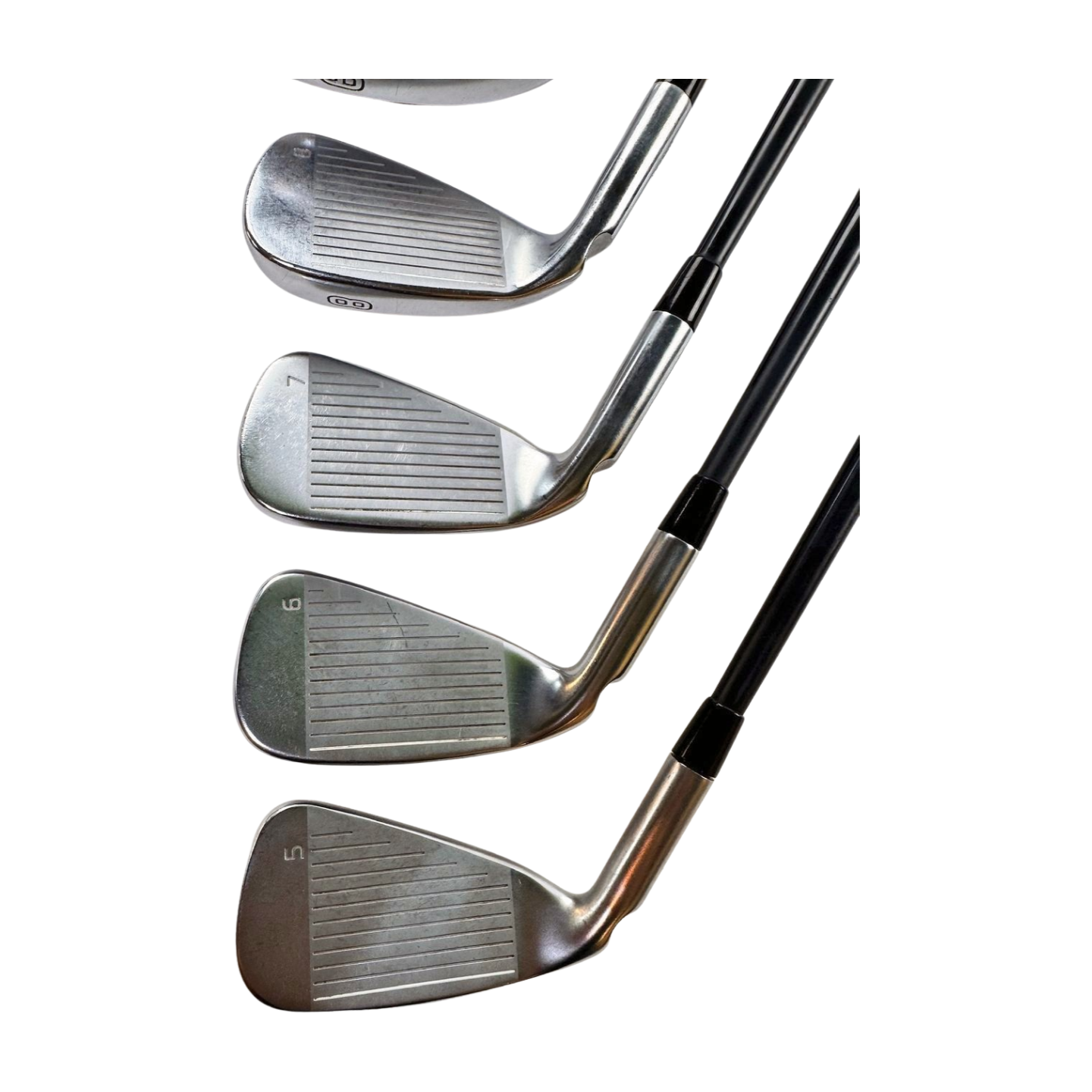 PING G410 IRON SET BLACK DOT 5-PW UW SW S FLEX RH