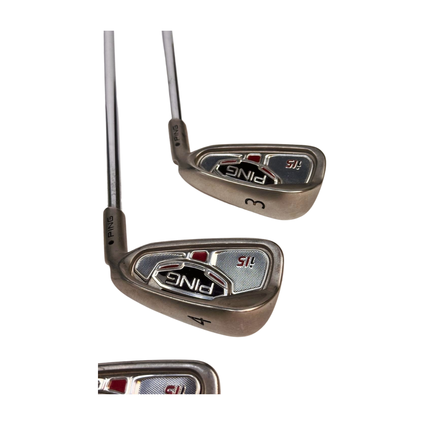 PING I15 IRON SET 3-PW BLACK DOT STIFF FLEX RH