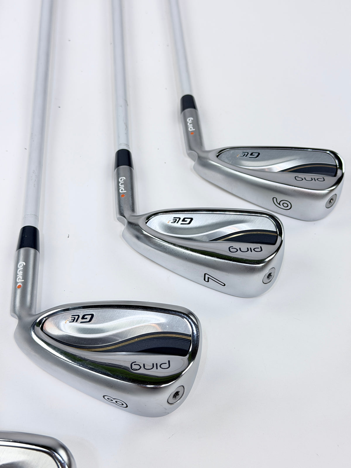 PING GLE 3 ORANGE DOT IRON SET 6-PW SW LADIES FLEX RH