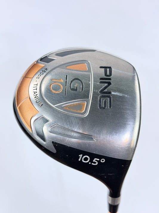PING G10 10.5° DRIVER R FLEX RH 45”