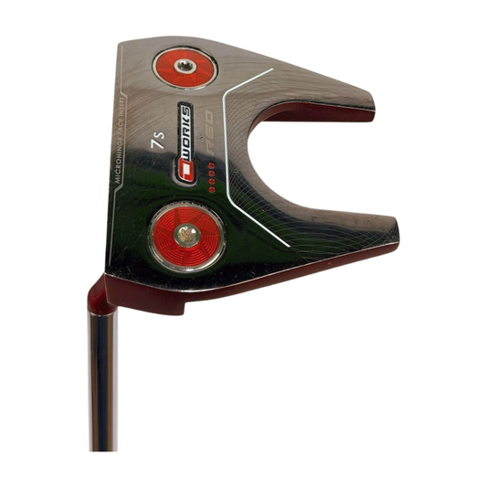 ODYSSEY O WORKS 7S RED PUTTER LH 34.5”