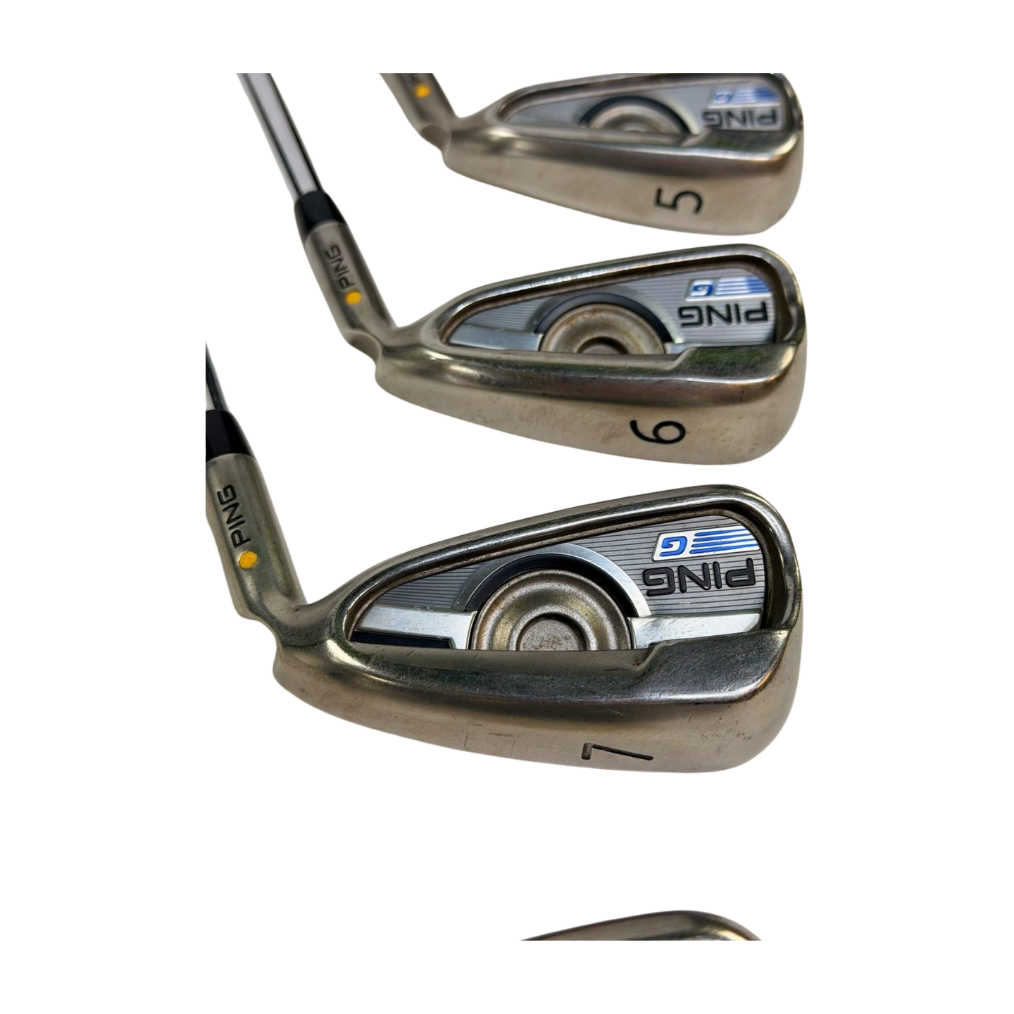 PING G SERIES IRON SET 4-PW UW YELLOW DOT S FLEX RH