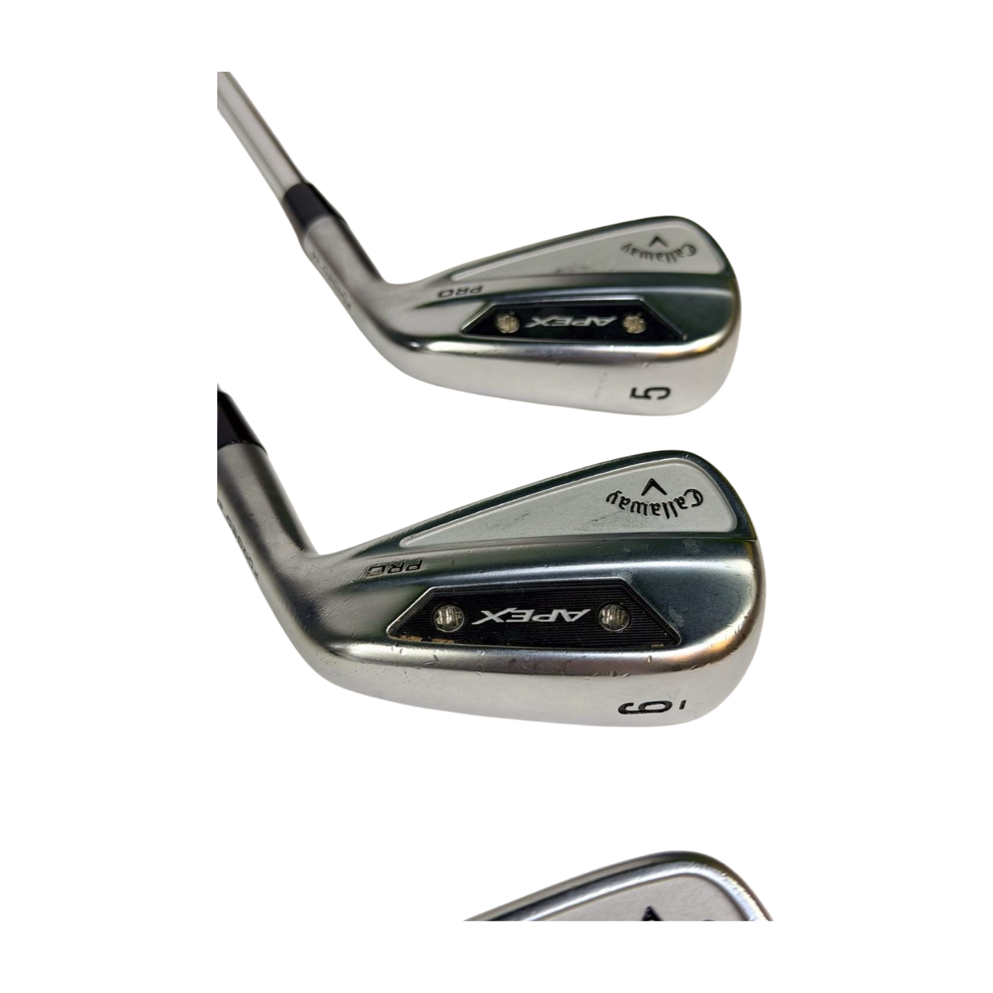 CALLAWAY APEX PRO IRON SET 5-PW AW R FLEX RH -.25”