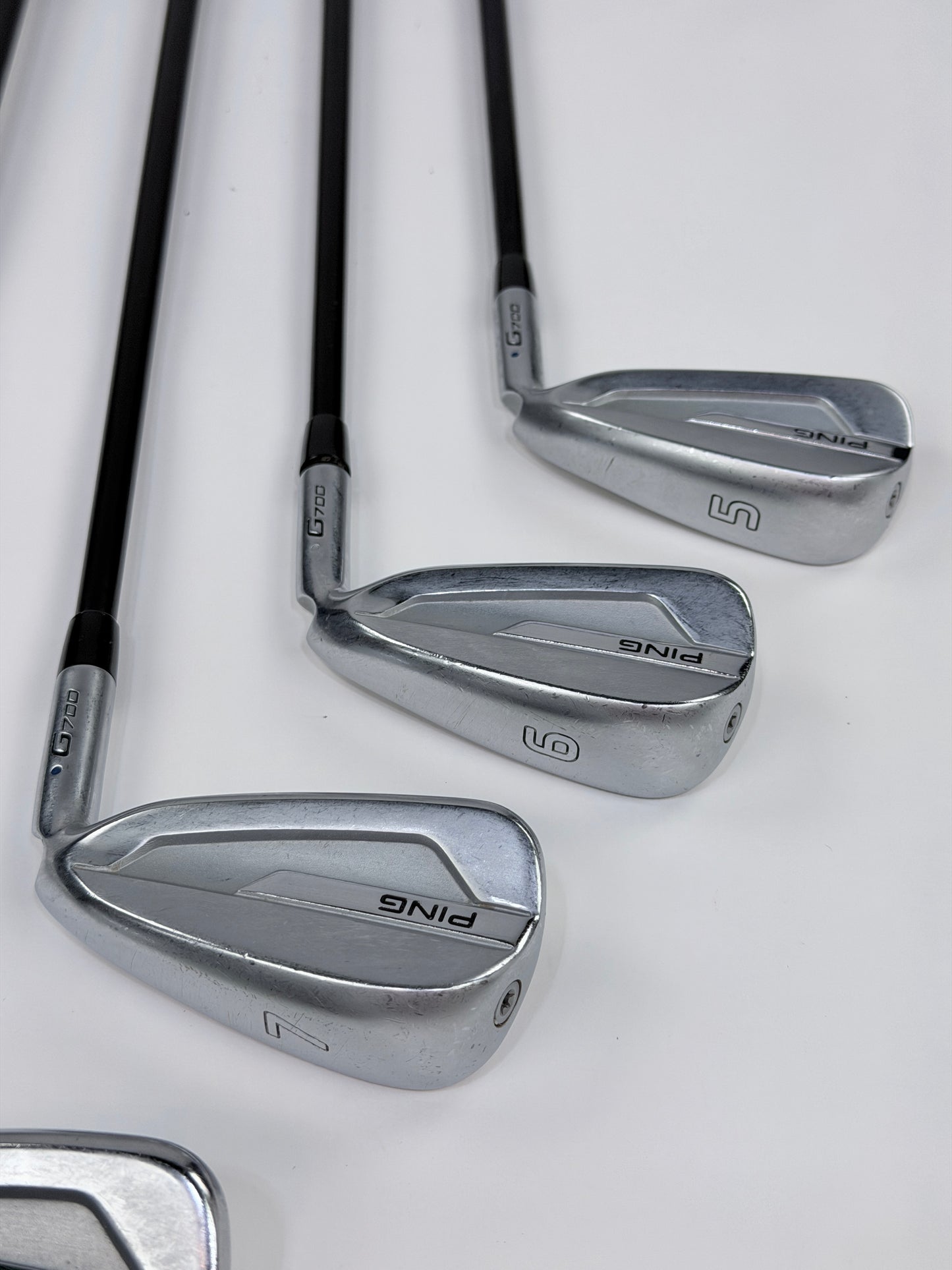 PING G700 BLUE DOT IRON SET 5-PW UW R FLEX RH +.25”