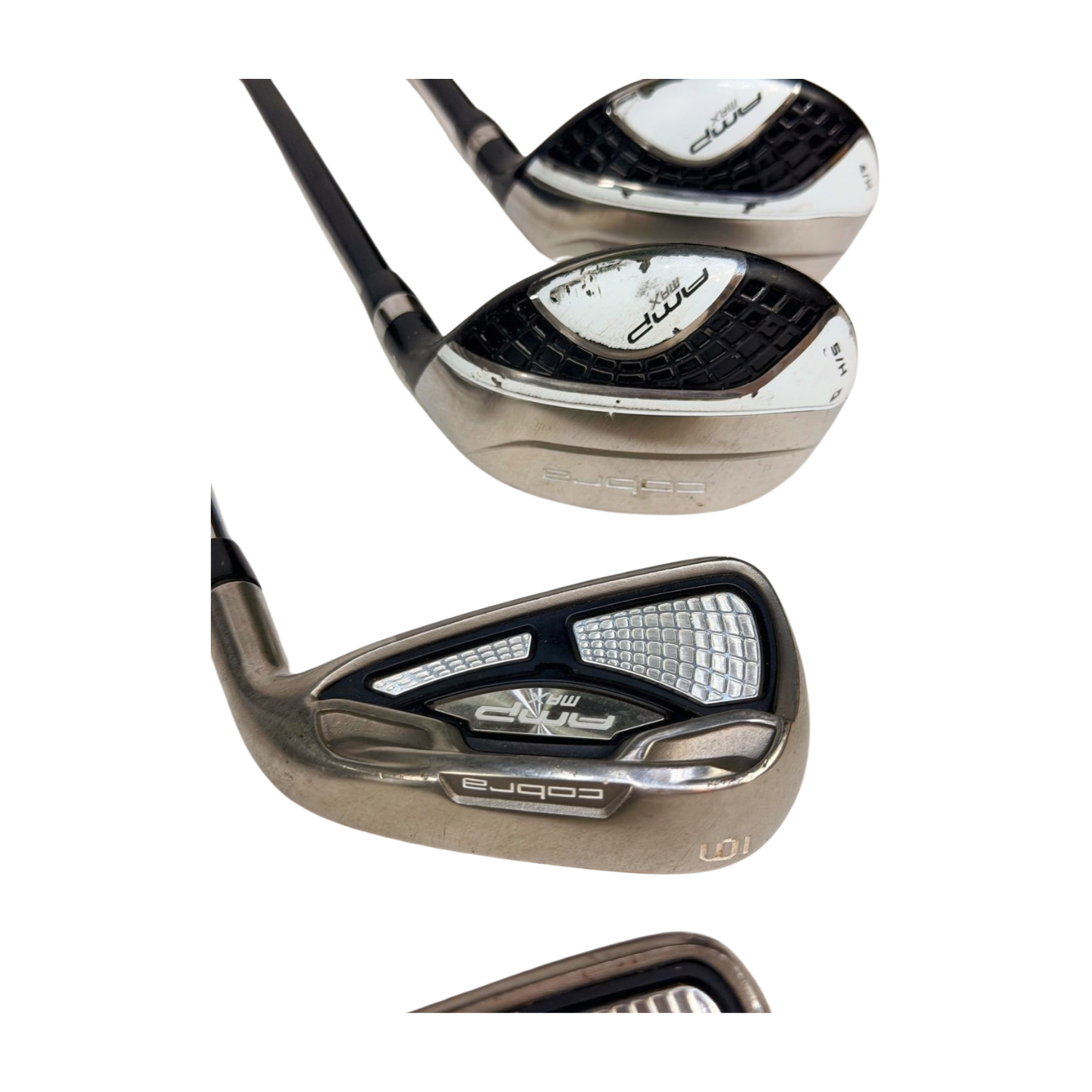 COBRA AMP MAX IRON SET 4H 5H -PW SW S FLEX RH