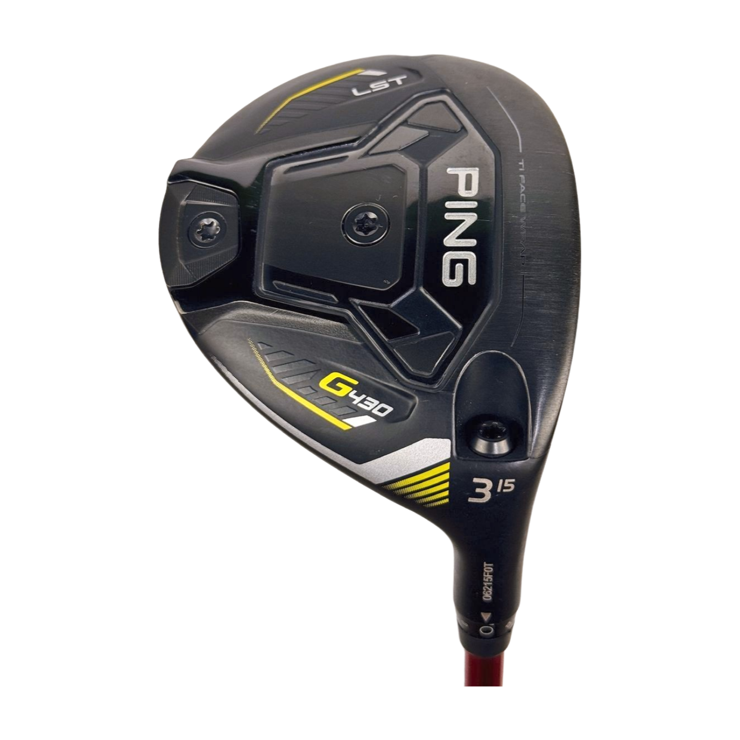 PING G430 LST 3 WOOD 15° R FLEX VELOCORE RED SHAFT RH 43”