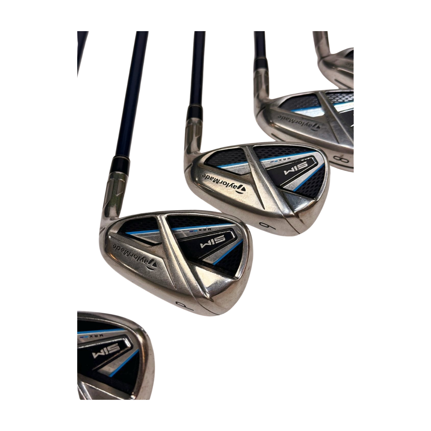 TAYLORMADE SIM MAX IRON SET 5-PW AW SW LW R FLEX RH