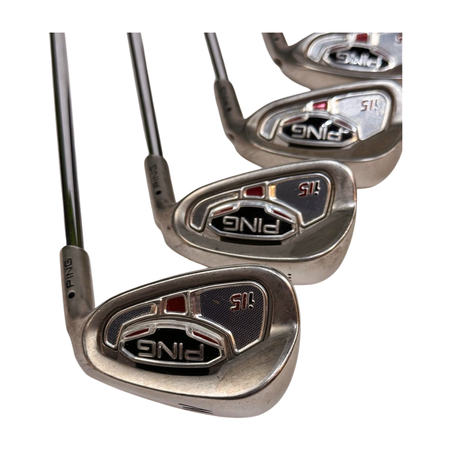 PING I15 IRON SET 3-PW BLACK DOT STIFF FLEX RH