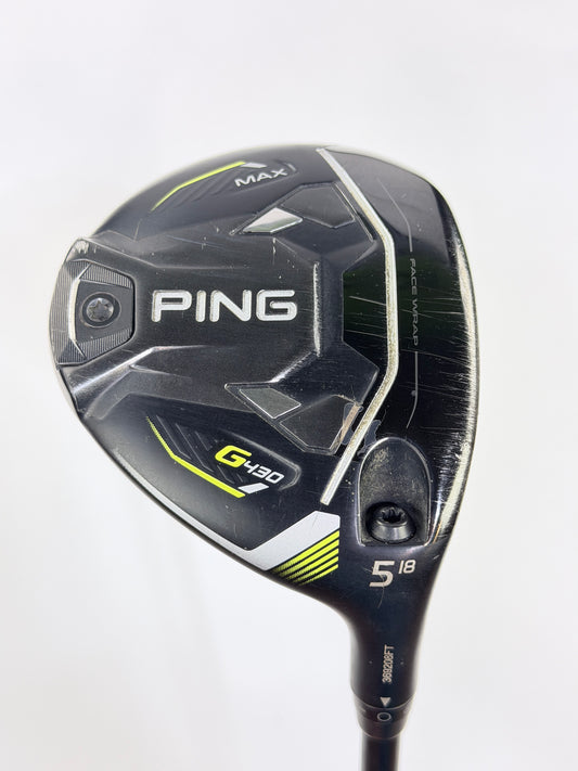 PING G430 MAX 5 WOOD 18° R FLEX RH 41”