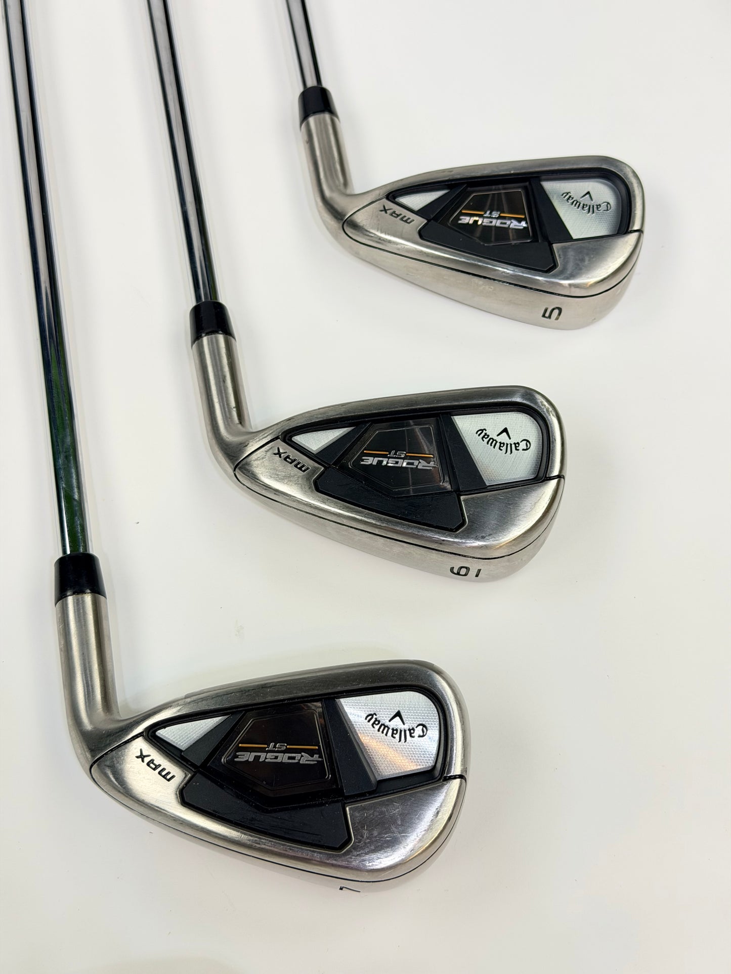 CALLAWAY ROGUE ST MAX IRON SET 5-PW AW S FLEX RH