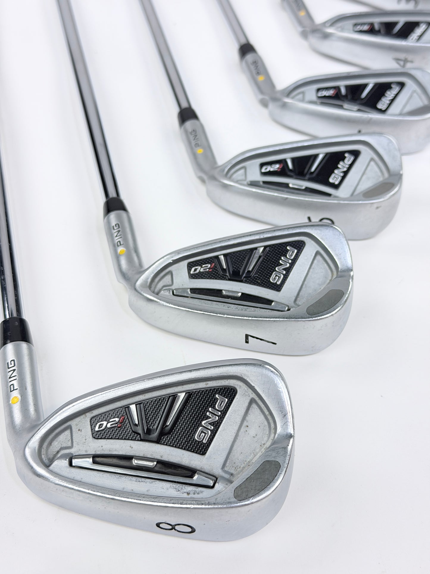 PING I20 IRON SET YELLOW DOT 3-PW S FLEX RH