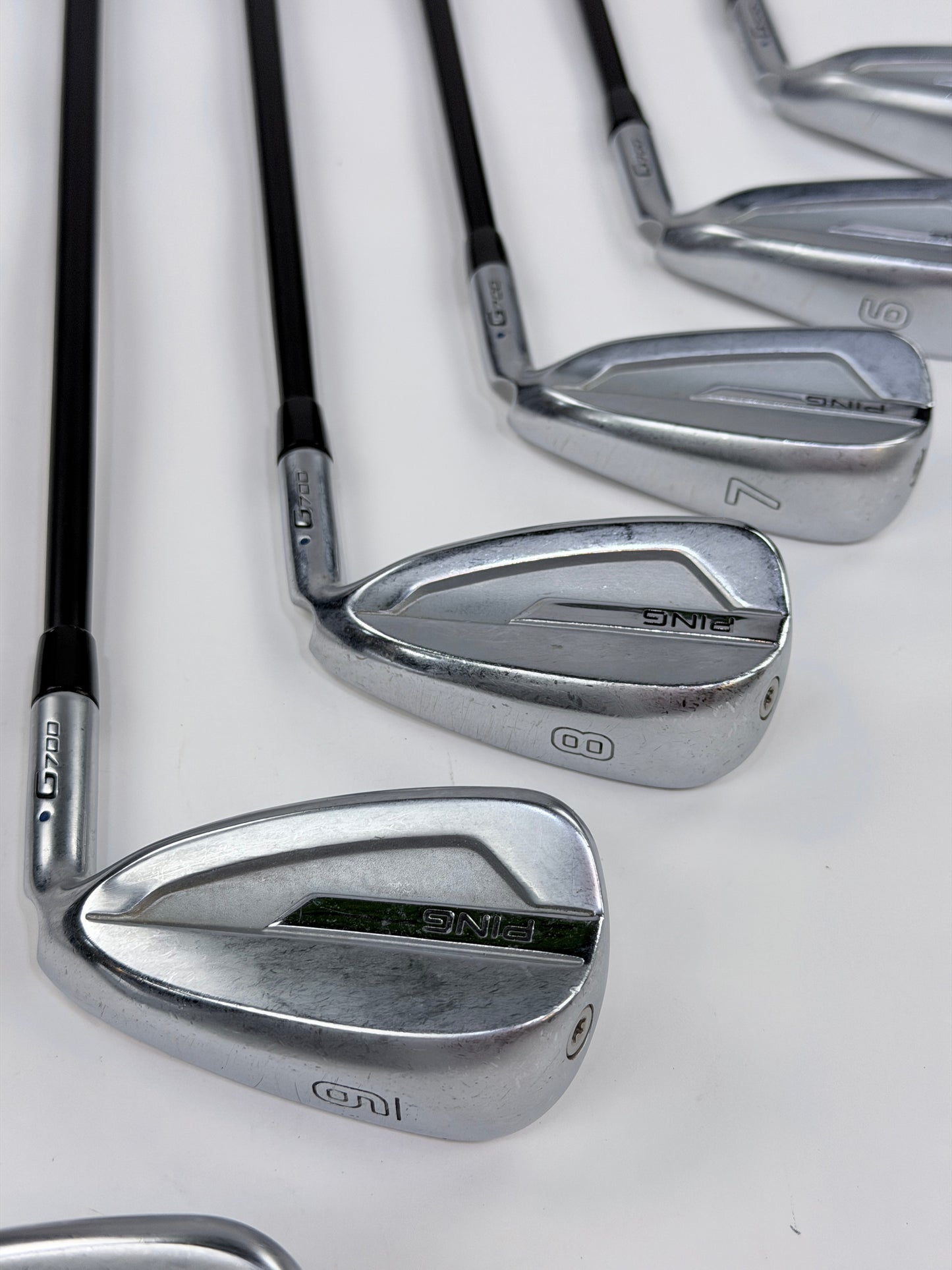 PING G700 BLUE DOT IRON SET 5-PW UW R FLEX RH +.25”