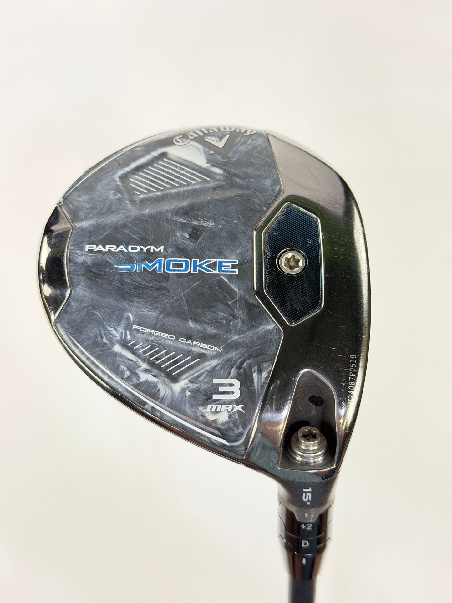 CALLAWAY AI SMOKE MAX 3 WOOD 15° SENIOR FLEX RH 42”