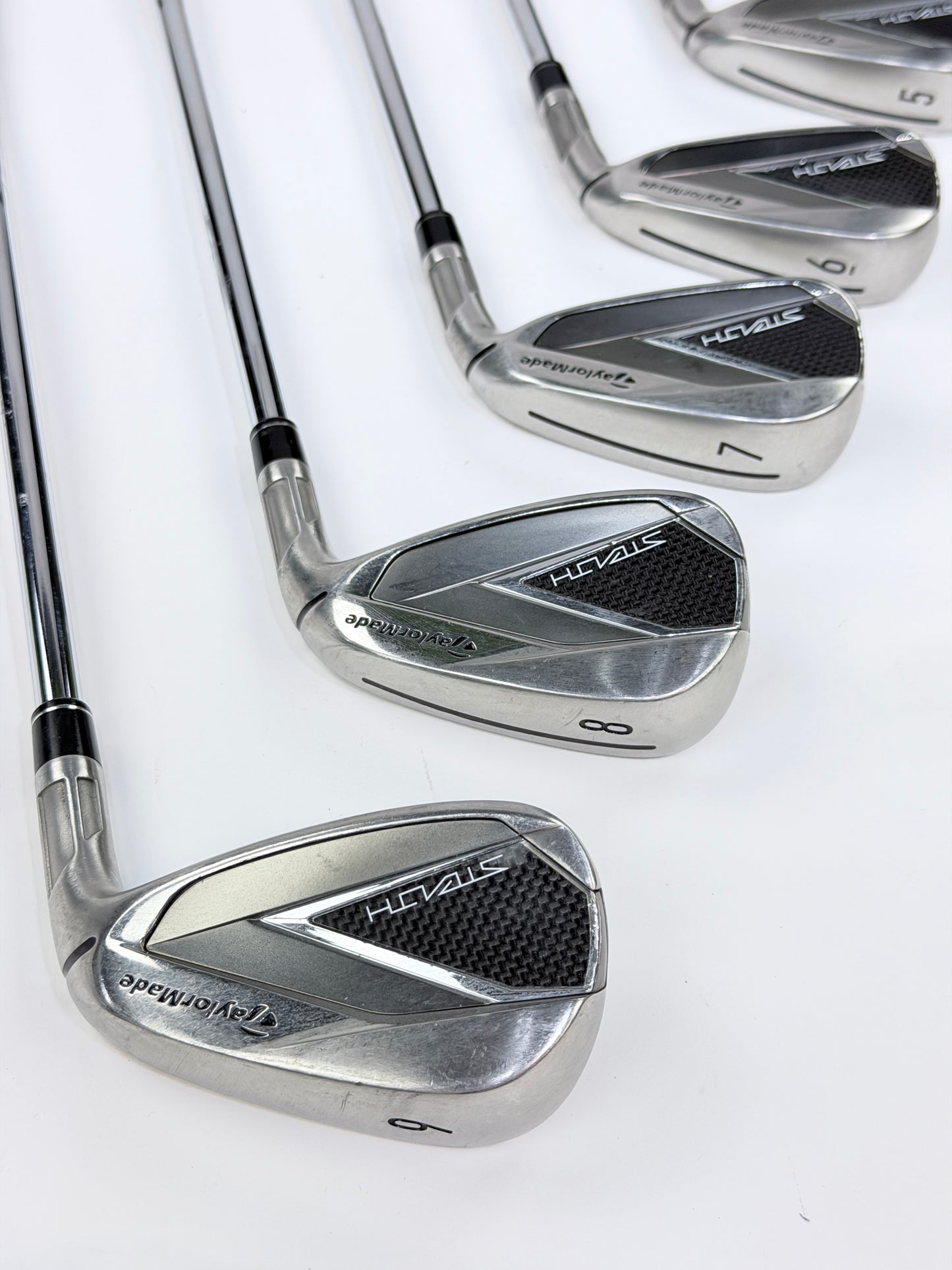TAYLORMADE STEALTH IRON SET 5-PW AW S FLEX RH
