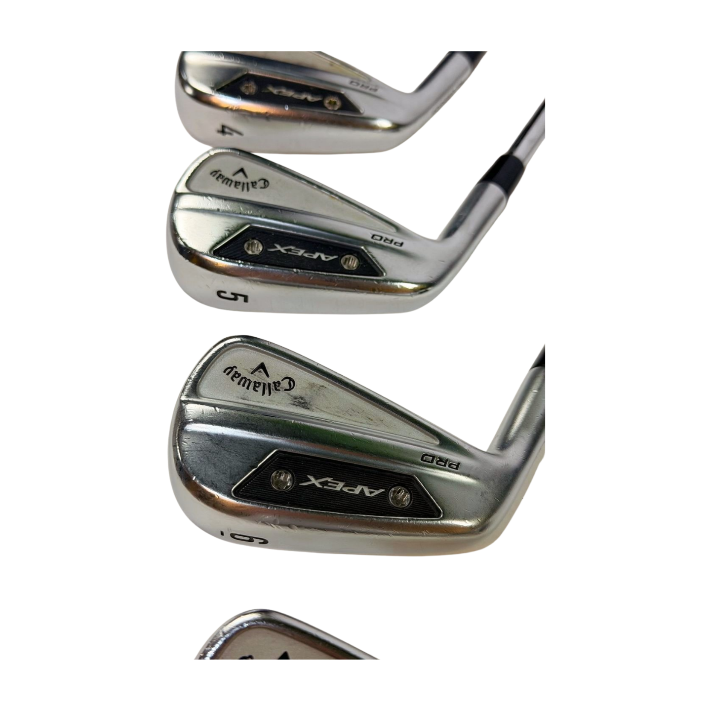 CALLAWAY APEX PRO 24 IRON SET 4-PW S FLEX LH +.25”