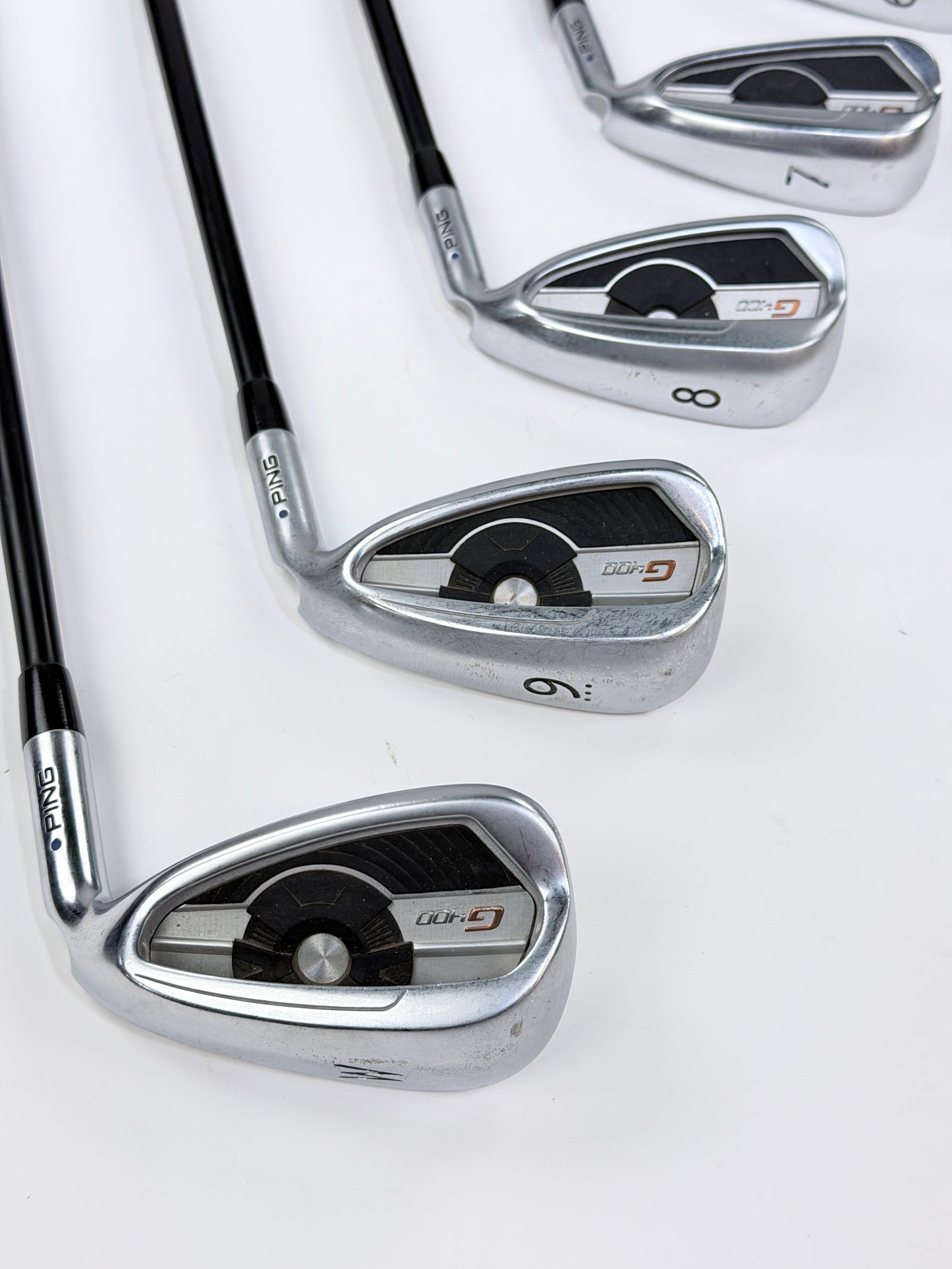 PING G400 IRON SET BLACK DOT 5-PW SENIOR FLEX RH +.75”