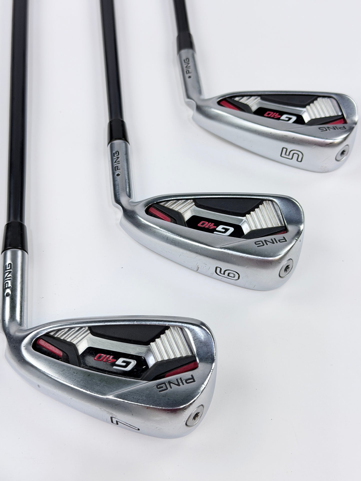 PING G410 BLACK DOT IRON SET 5-PW S FLEX RH