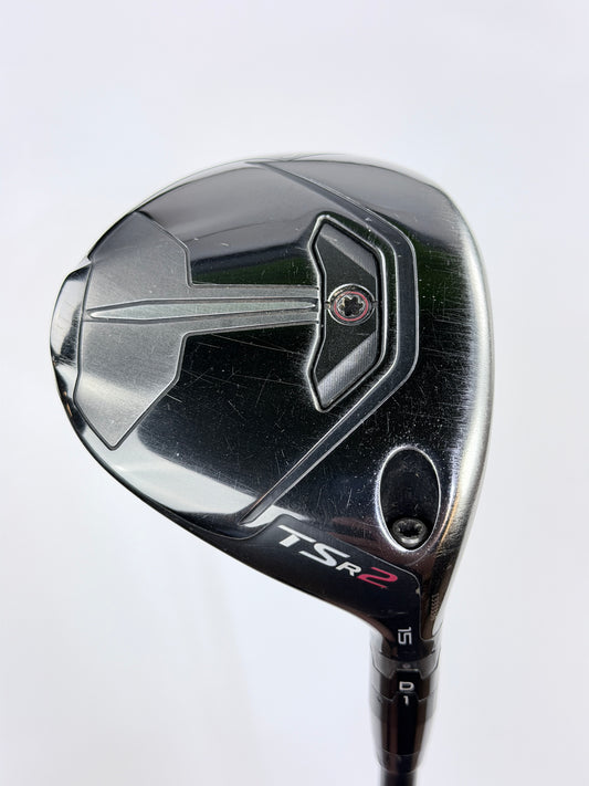 TITLEIST TSR2 15° 3 WOOD R FLEX RH 42.5”