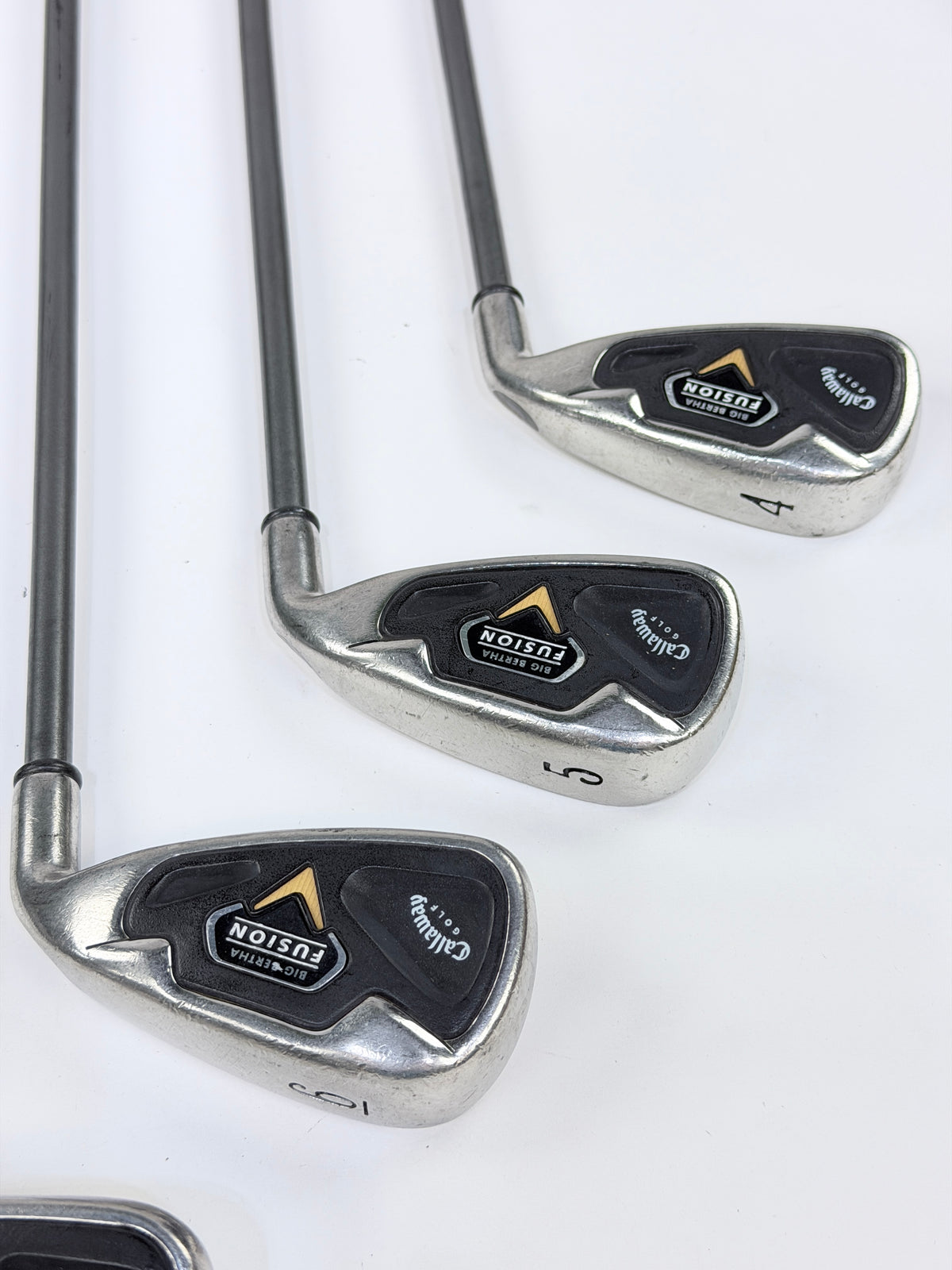 CALLAWAY BIG BERTHA FUSION IRON SET 4-PW SW LIGHT FLEX RH -.5”