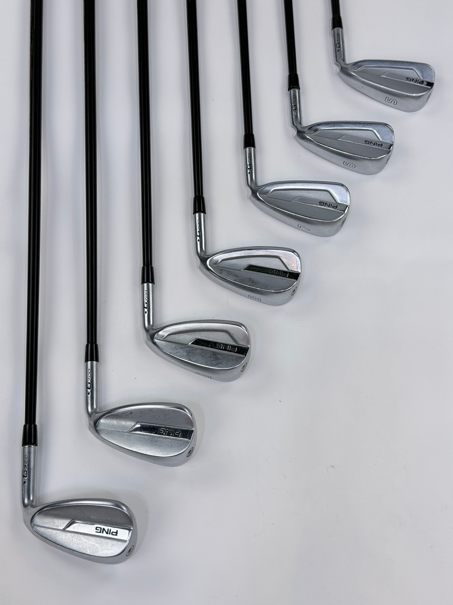 PING G700 BLUE DOT IRON SET 5-PW UW R FLEX RH +.25”