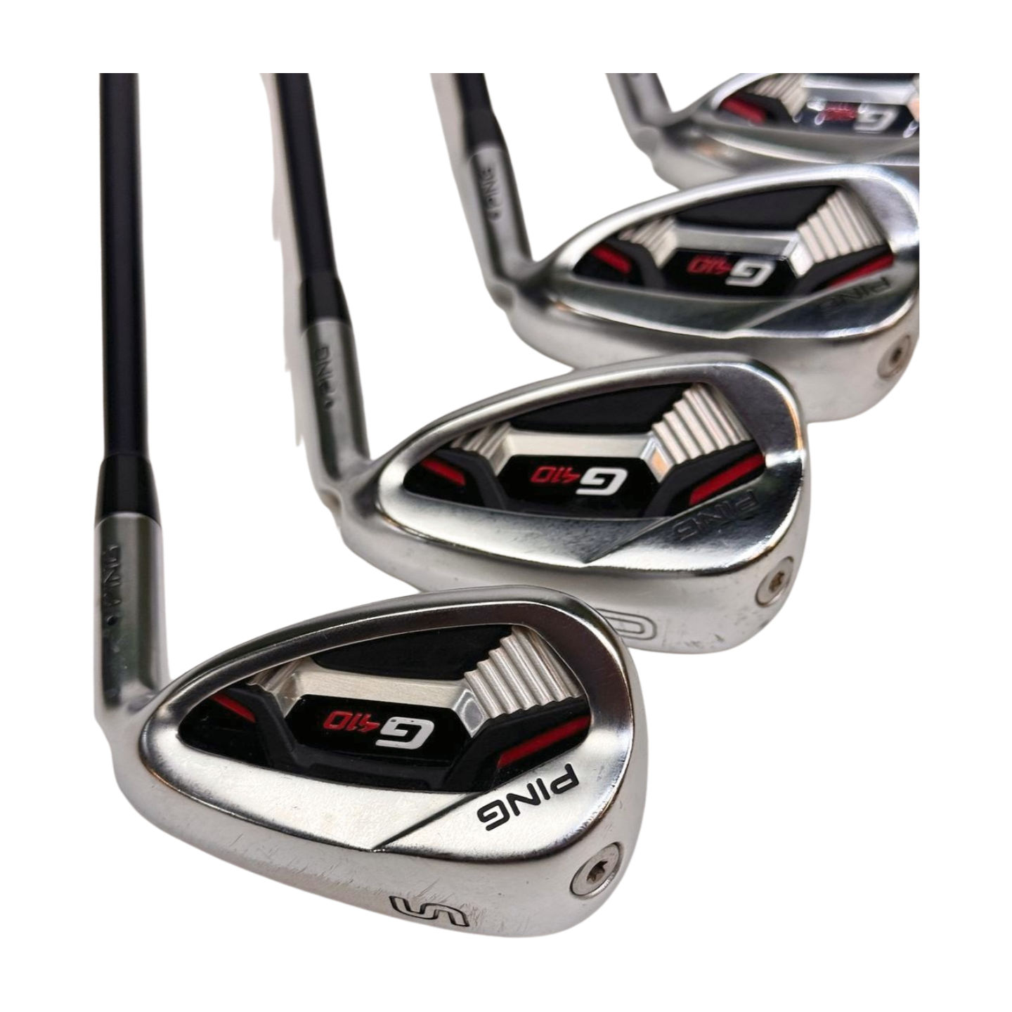PING G410 IRON SET BLACK DOT 5-PW UW SW R FLEX RH