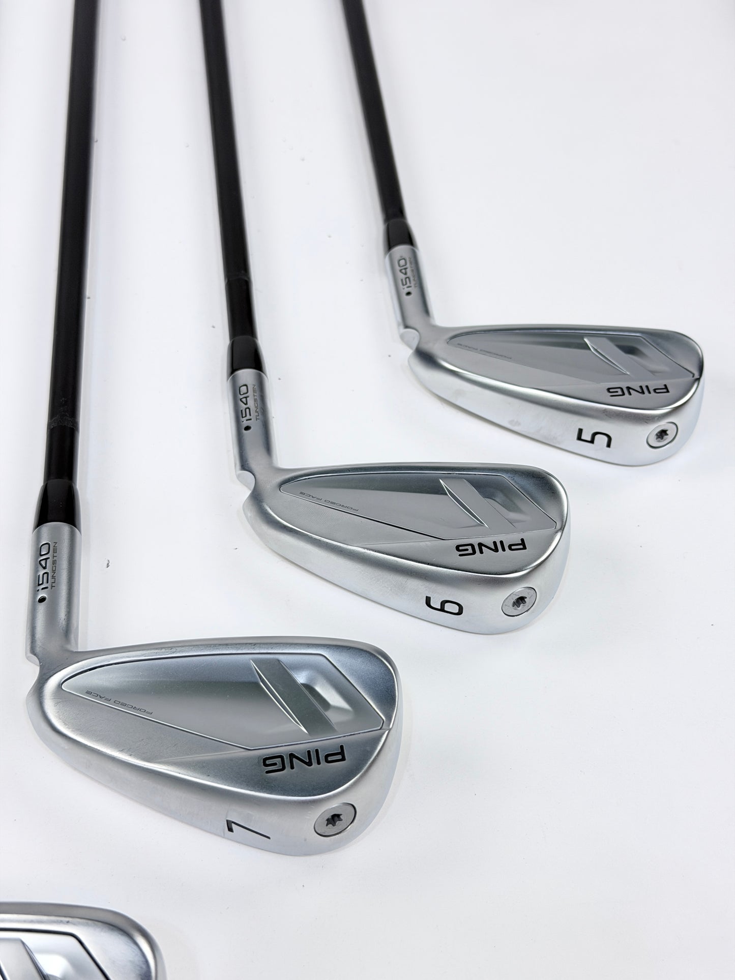 PING I540 BLACK DOT IRON SET 5-PW UW SENIOR FLEX RH