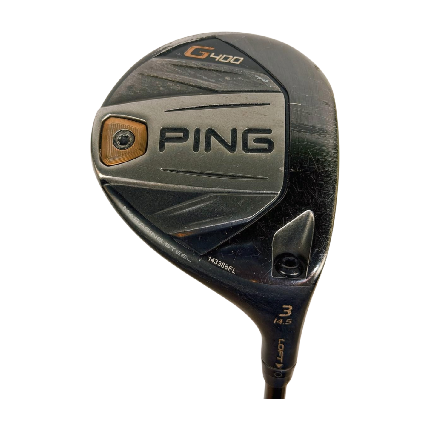 PING G400 FAIRWAY 3 WOOD 14.5° REGULAR FLEX RH 42.5”
