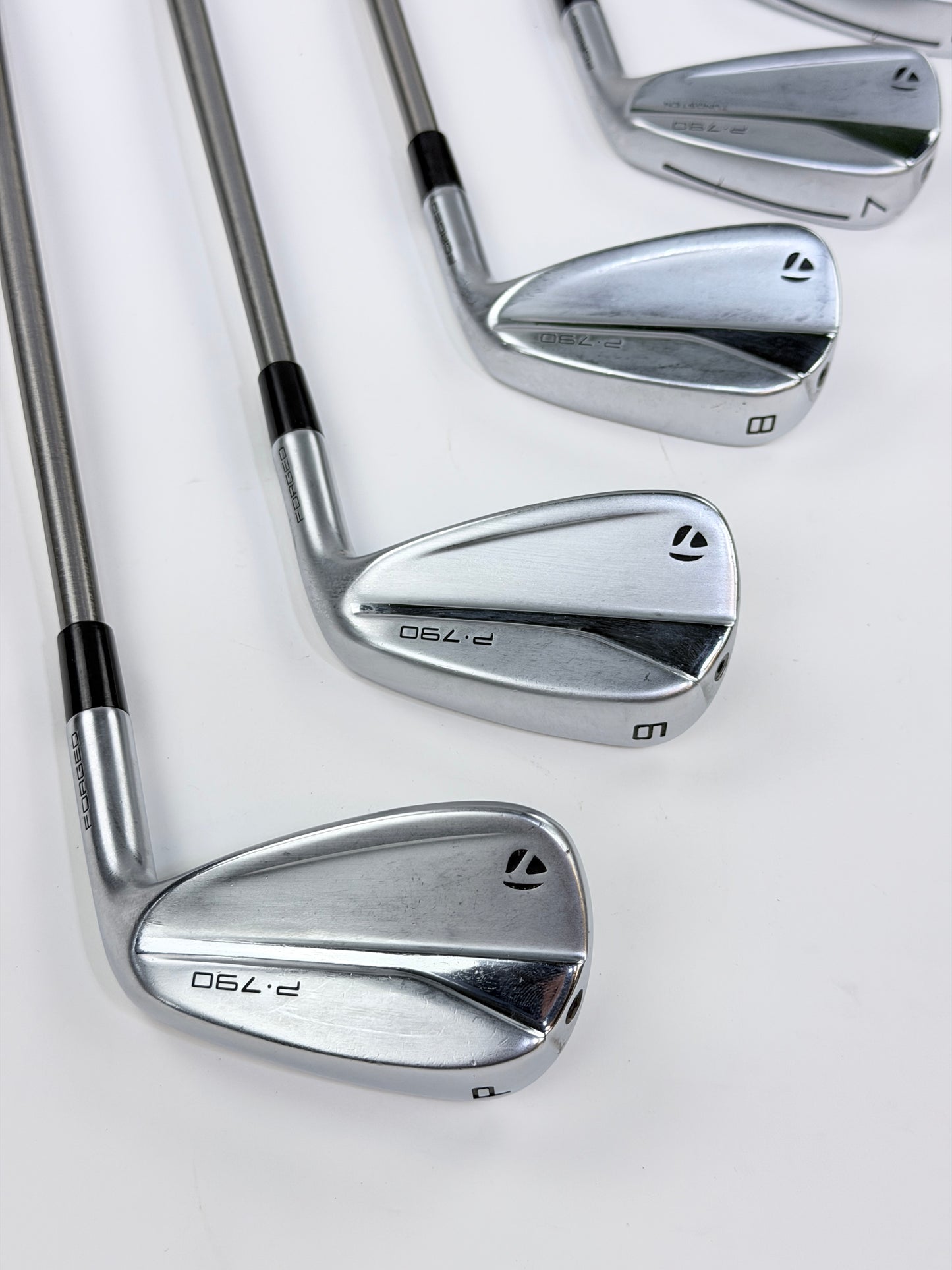 2021 TAYLORMADE P790 IRON SET 5-PW STEELFIBER SHAFT S FLEX RH +.25”