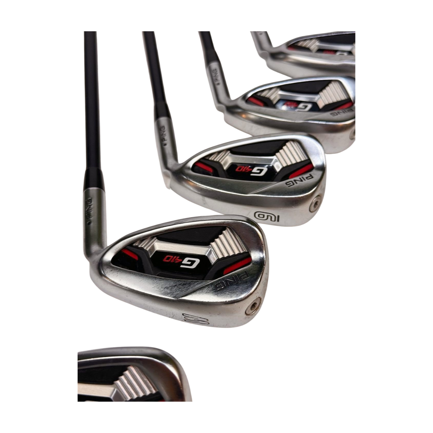 PING G410 IRON SET BLACK DOT 5-PW UW SW R FLEX RH
