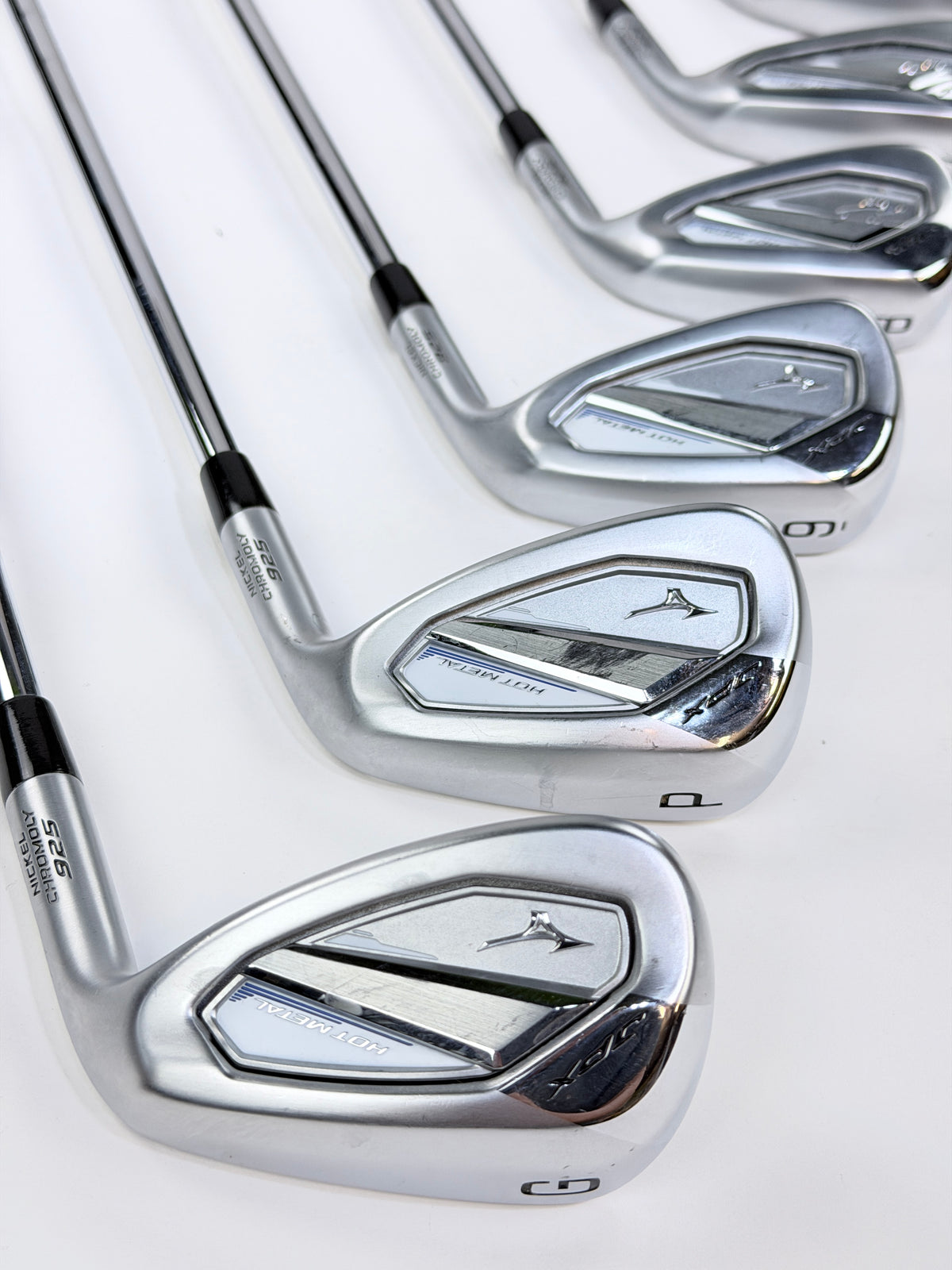 MIZUNO JPX 925 HOT METAL IRON SET 4-PW GW R FLEX RH +.25”