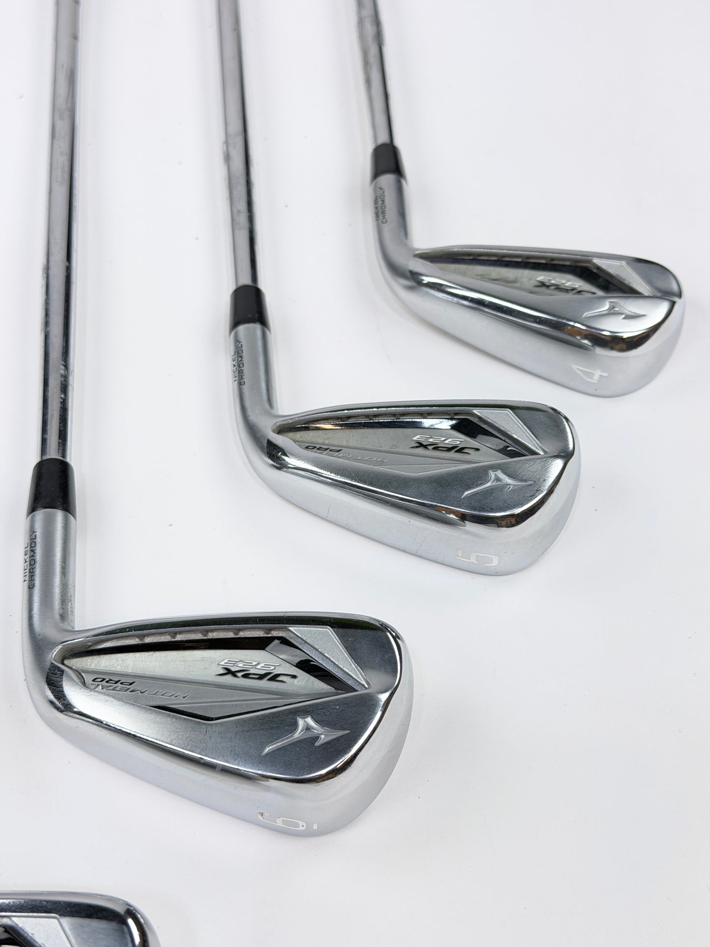 MIZUNO JPX 923 HOT METAL PRO IRON SET 4-PW S FLEX RH -.5”