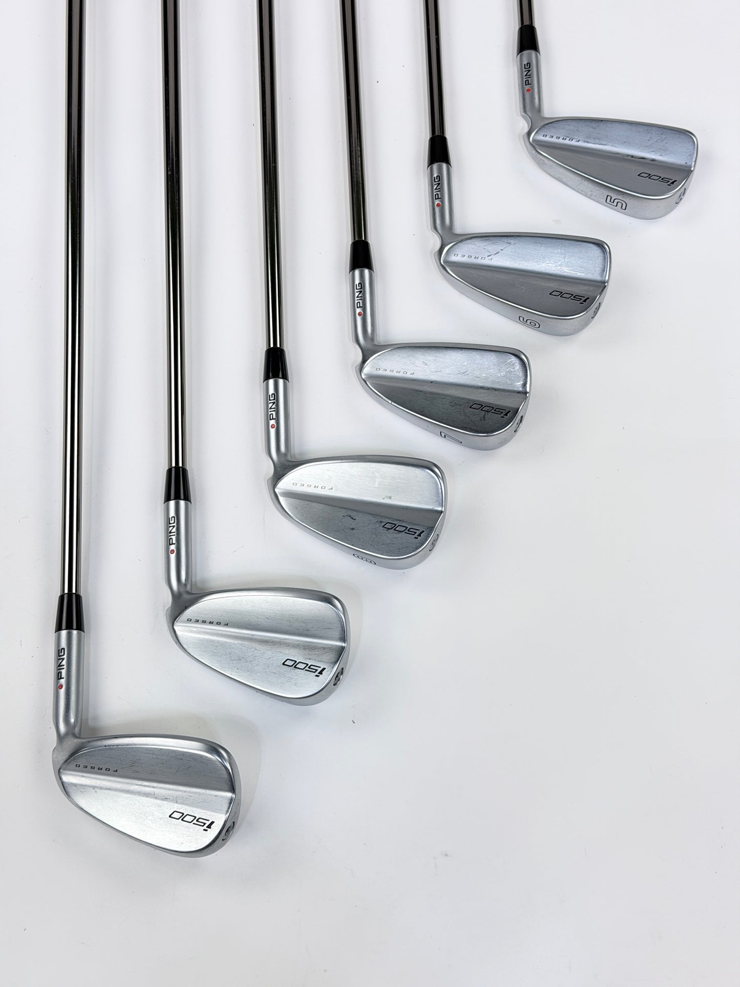 PING I500 ORANGE DOT IRON SET 5-PW SENIOR FLEX RH -.5”