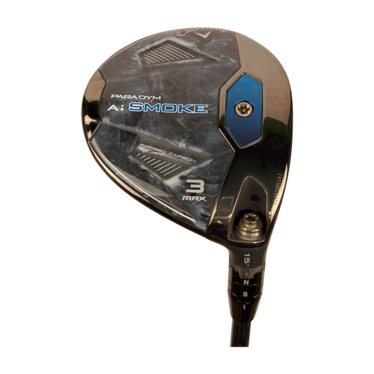 CALLAWAY PARADYM AI SMOKE MAX 3 WOOD 15° STIFF FLEX RH 43”