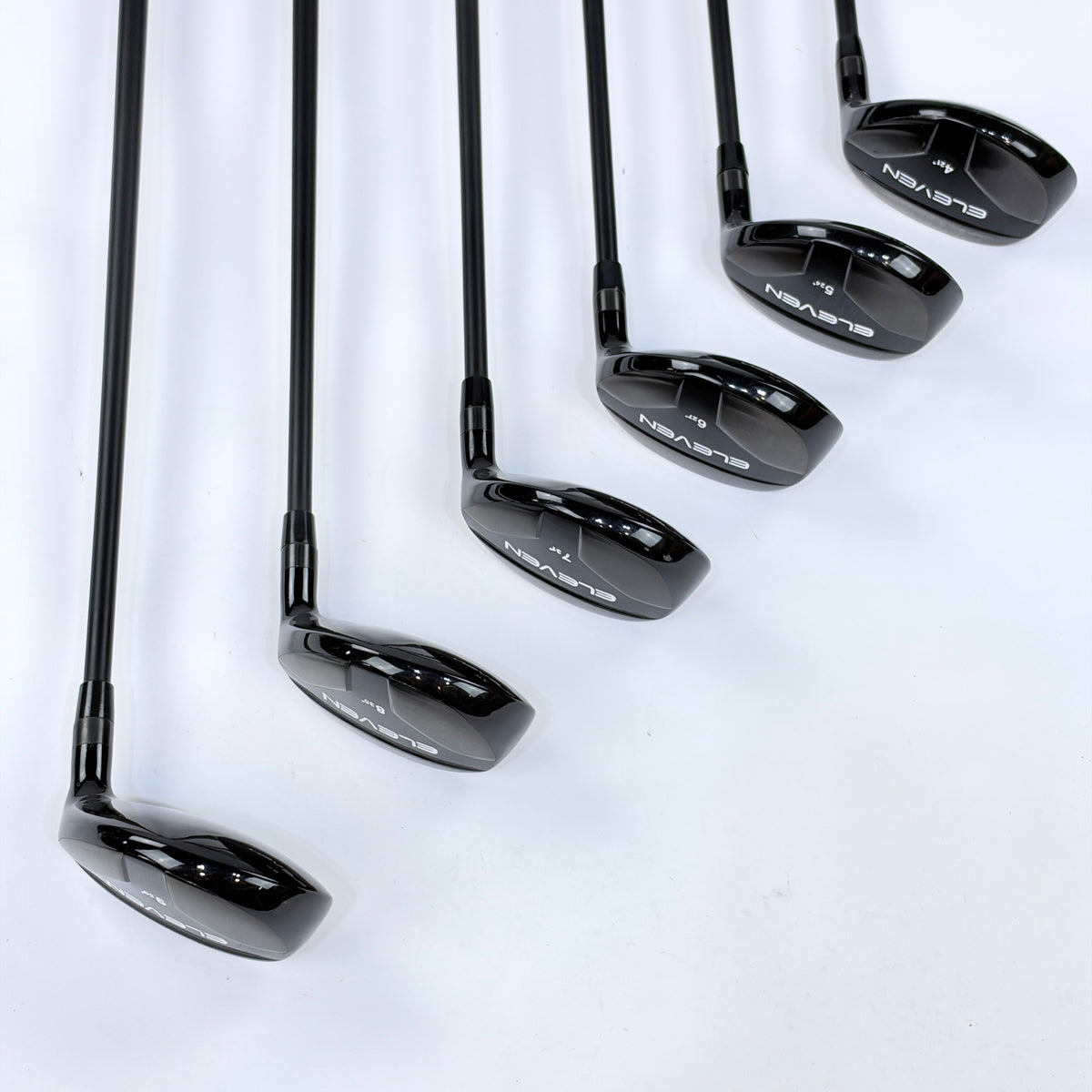 ELEVEN GOLF HYBRID IRON SET 4-9 R FLEX RH +.5”