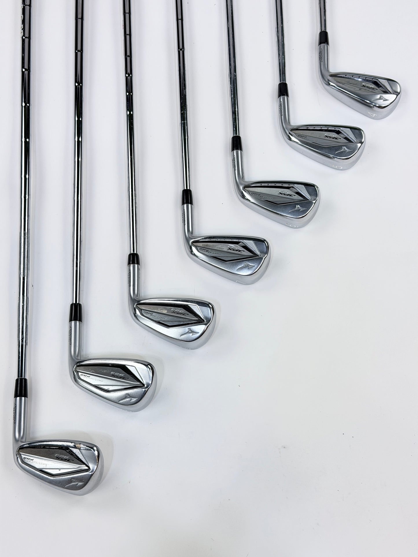 MIZUNO JPX 923 HOT METAL PRO IRON SET 4-PW S FLEX RH -.5”
