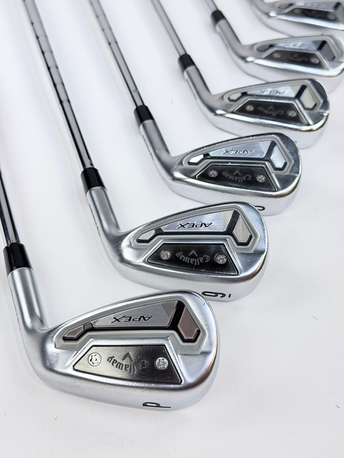 CALLAWAY APEX TCB IRON SET 5-PW S FLEX RH -.25”