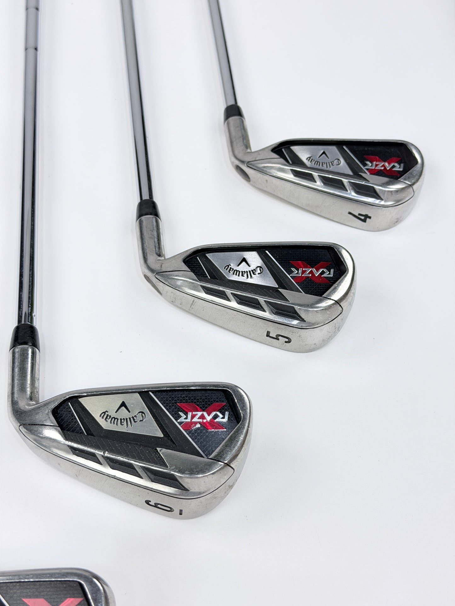 CALLAWAY RAZR X IRON SET 4-PW R FLEX RH -.25”