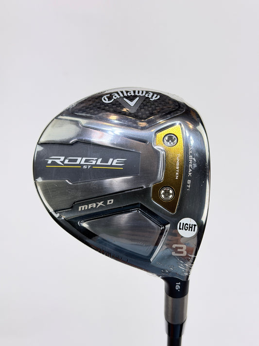 CALLAWAY ROGUE ST MAX D 3 WOOD 16° SENIOR FLEX RH 42.75”