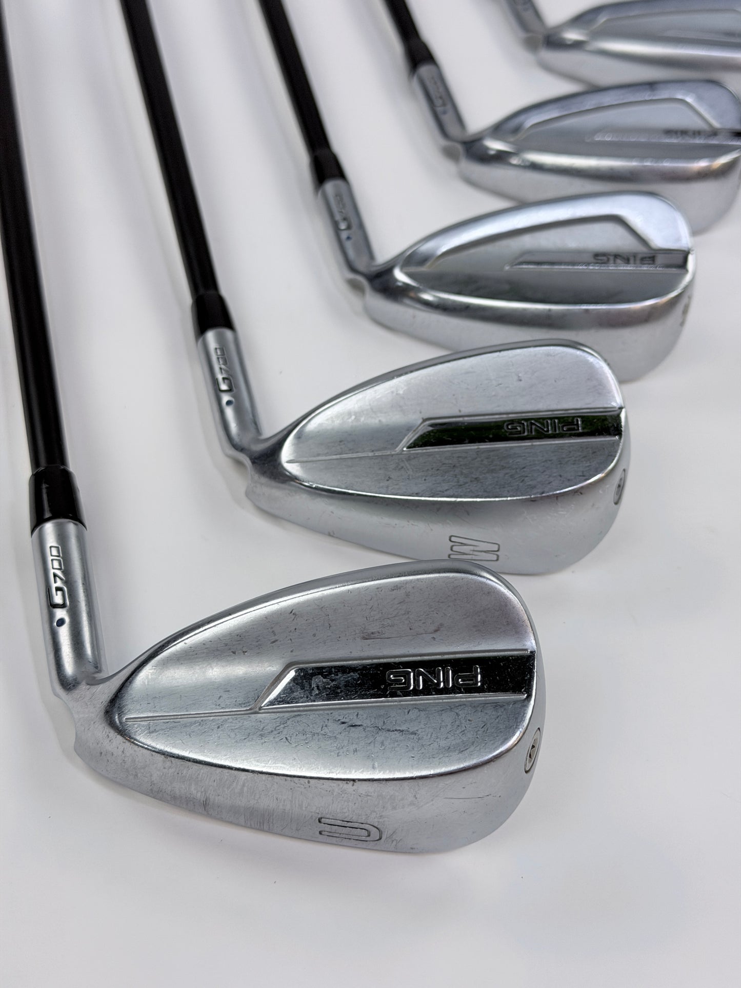 PING G700 BLUE DOT IRON SET 5-PW UW R FLEX RH +.25”